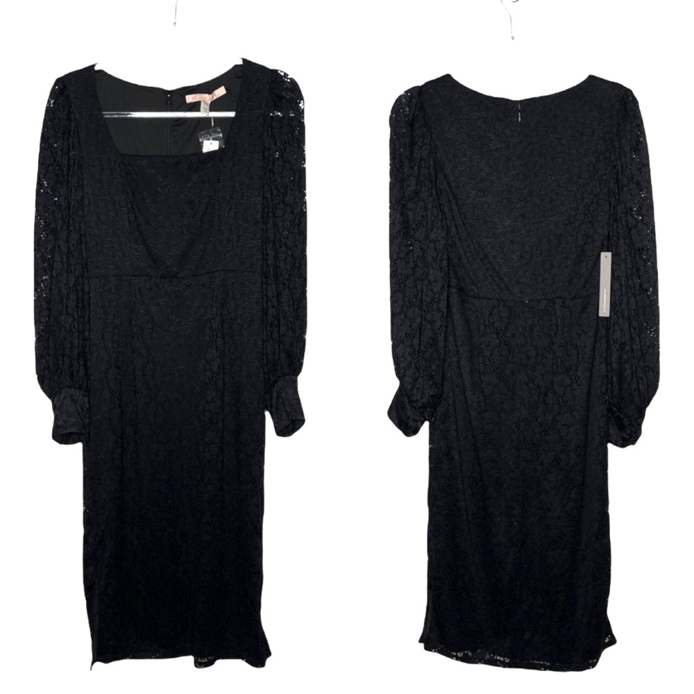 Anthropologie | NWT Hutch Dolly Lace Midi Dress Black Small